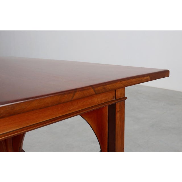 Wood Side Table from H.F. Jansen & Zonen, the Netherlands, 1910s For Sale - Image 7 of 13