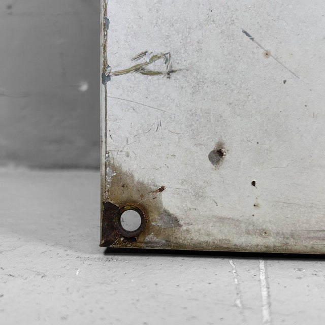 Blue Esso Diesel Sign in Enamel from Plastemal, Nivelles, 1968 For Sale - Image 8 of 11