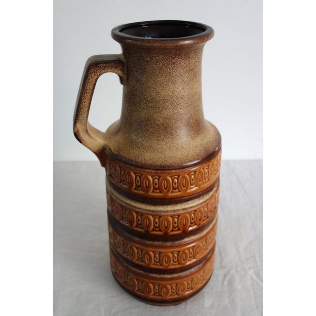 Brown Large Ceramic Vase from Scheurich Keramik, Germany, 1970s For Sale - Image 8 of 14