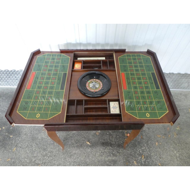 Wood Vintage Sorrento Multiple Use Gaming Table For Sale - Image 7 of 13