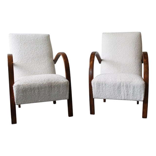 Armchairs by Jindřich Halabala, 1930, Set of 2 For Sale