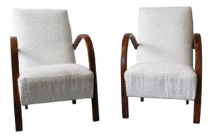 Armchairs by Jindřich Halabala, 1930, Set of 2