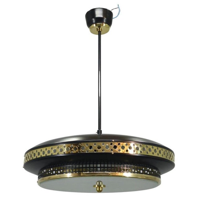UFO Hanging Light by Ludib Bratislava, 1960s For Sale - Image 15 of 15