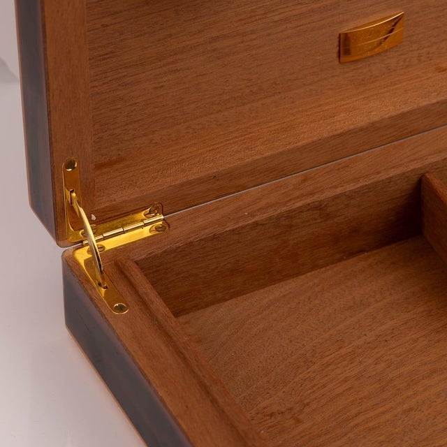 Large Vintage Cigar Humidor by S.T. Dupont, 1980s For Sale - Image 15 of 18