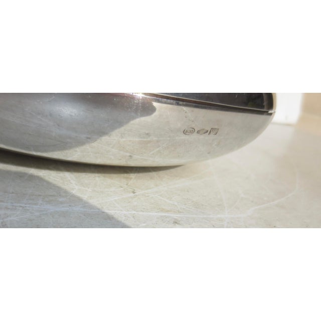 Mid-Century Modern Italian Silver Mid-Century Modern Bun Box For Sale - Image 3 of 6
