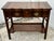 Wood Vtg. Harden Chippendale Style Flip Top Cherry Server/Bar Table W/Drawer & Shelf For Sale - Image 7 of 14