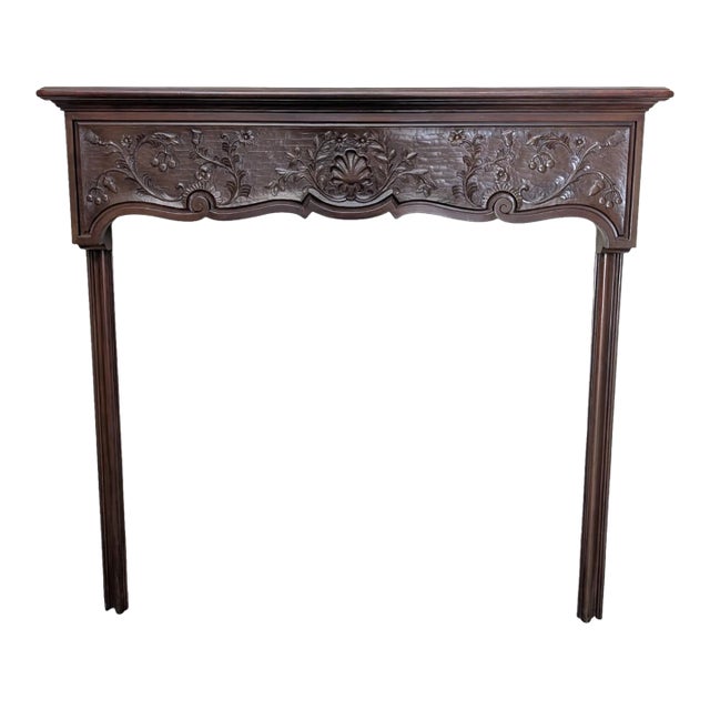 Vintage Douglas Fir Fireplace Surround For Sale