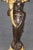 F. Barbedienne Foundry Life Size Bronze Tand Marble Torchiere Attributed to Barbedienne or Susse Freres For Sale - Image 4 of 15