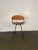 Mid-Century Modern Arthur Umanoff Iron & Rush Swiveling Barstool For Sale - Image 3 of 7