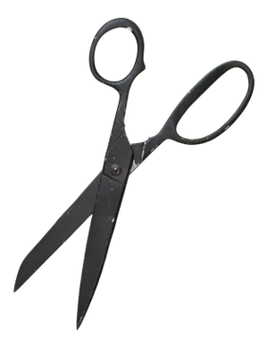Vintage Metal Oversized Display Scissors