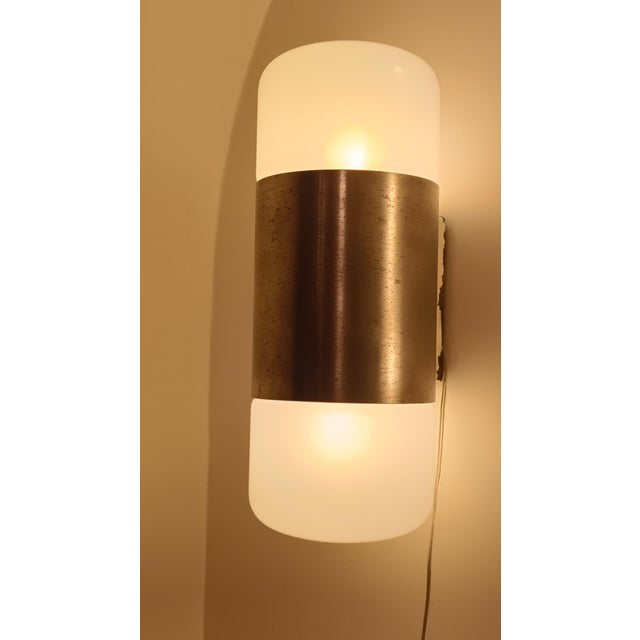 Mid-Century Modern Space Age Wall Lamp attributed to Goffredo Reggiani, Italy, 1970s For Sale - Image 3 of 5