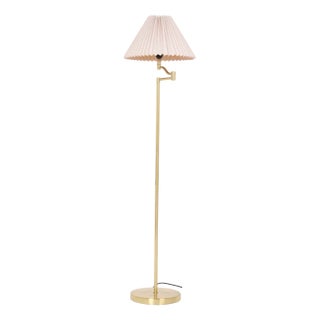 Danish Brass Floor Lamp from Horn Lighting Studio For Sale