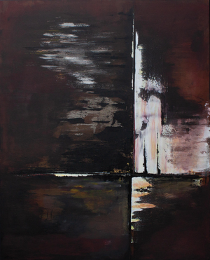 Natalia Vypritskaia, Border of Worlds, Acrylic