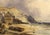 Fishing Nets on Beach, Possibly Brittany, Mid-19th Century, Watercolour Painting For Sale - Image 4 of 4