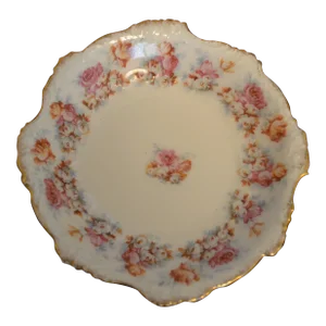 1940s Rose Wreath Small Candy/Nut Dish