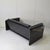 Black Lacquered Wood and Leather Two-Seater Sofa by Kazuhide Takahama for Gavina, 1970s For Sale - Image 10 of 11