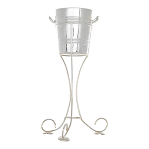Vintage English Silverplate Barware Wine Cooler / Stand