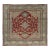 Oversized Antique Turkish Hereke Rug With Red & Beige Medallion - Rug & Kilim For Sale