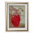 Studio Flowers in a Crimson Vase by Francesca Owen For Sale