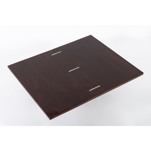 Antique French Art Deco Folding Wood Coffee Table by Francisque Chaleyssin (Attr) 1930s For Sale - Image 9 of 16