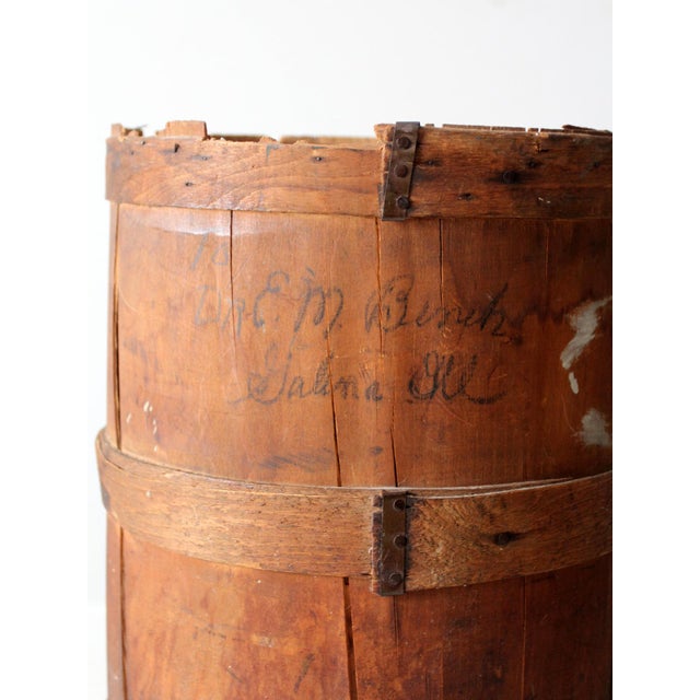 Antique Wooden Barrel For Sale - Image 12 of 12