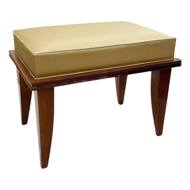Modernist Bench in the style of Leleu For Sale