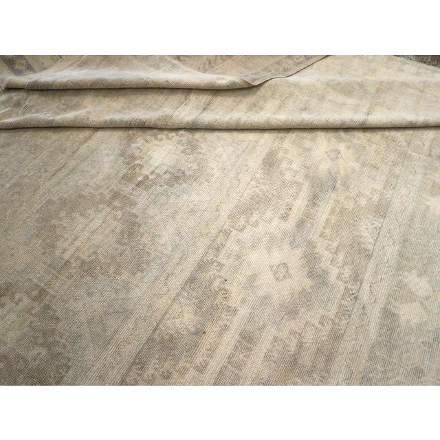 Beige Galerie Shabab Collection Mid-20th Century Moroccan Oversize Carpet For Sale - Image 8 of 8
