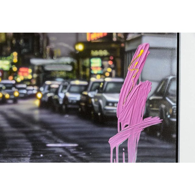 American Pop Art Original Painting by Bruce Evans, Nocturnal Expressions, Angelo's, C.1989 Acrylic on Canvas For Sale - Image 3 of 7