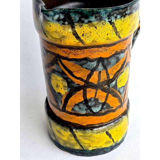 Mid 20th Century Italian Ceramic Pitcher For Sale - Image 11 of 14