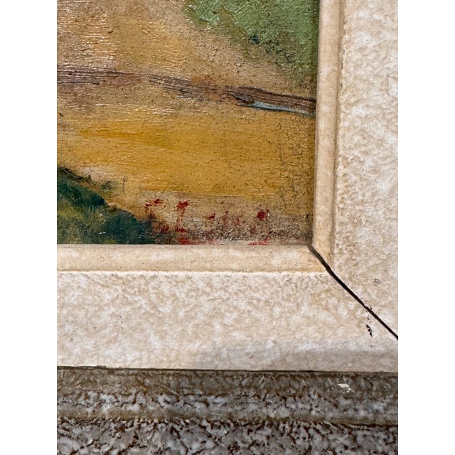 Traditional 1950s Path on a Sunny Day Oil Painting For Sale - Image 3 of 5