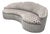 Fitzgerald Serpentine Sofa + Manuel Canovas Upholstery For Sale