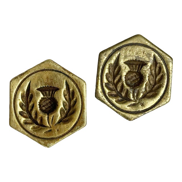 Vintage Brass Pineapple Molds, a Pair For Sale