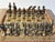 Vintage Persian Khatam Marquetry Chess Set With Figural Metal Pieces, Circa 1950 For Sale - Image 18 of 18