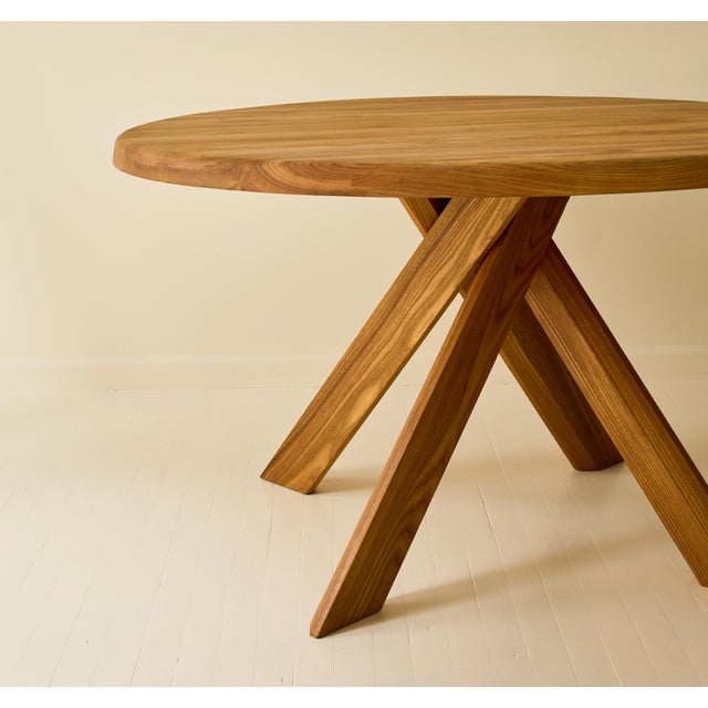 Pierre Chapo T21b "Sfax" Elm Table, 1970s For Sale In New York - Image 6 of 10