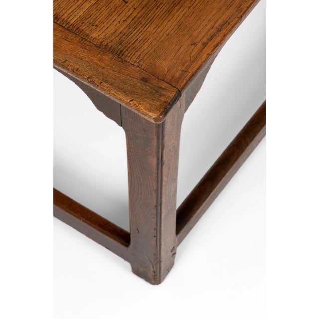 Farmhouse Refectory Table in Oak For Sale - Image 6 of 11