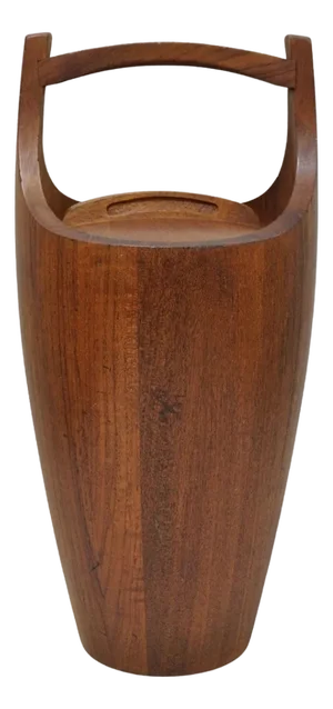 Vintage Mid Century Danish Modern Staved Teak Jens Quistgaard Ice Bucket Dansk