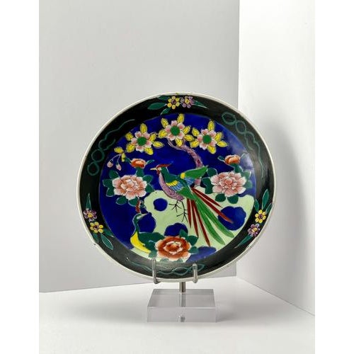1940s Japanese Porcelain Charger Plate by Dai Nippon, 1940s For Sale - Image 5 of 7