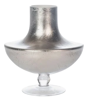 Silver Leaf Glass Juno Jar from VGnewtrend