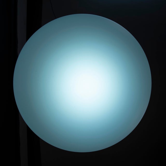 Original Glass Ceiling Light by Gaetano Scolari for Stilnovo, 1953 For Sale - Image 16 of 16