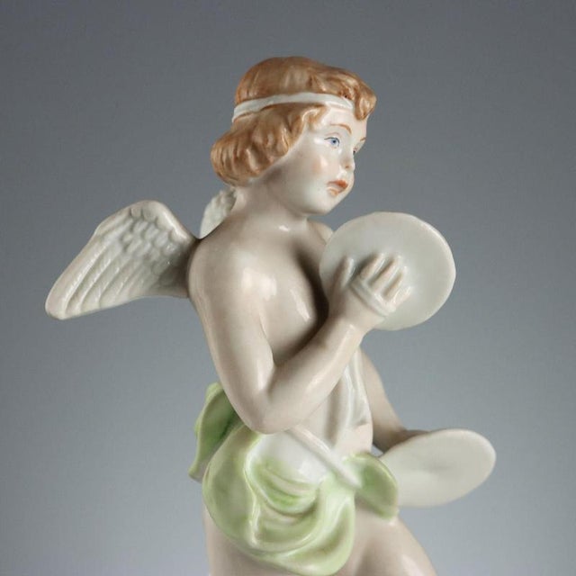 White Capodimonte Porcelain Figurines, Set of 5 For Sale - Image 8 of 13
