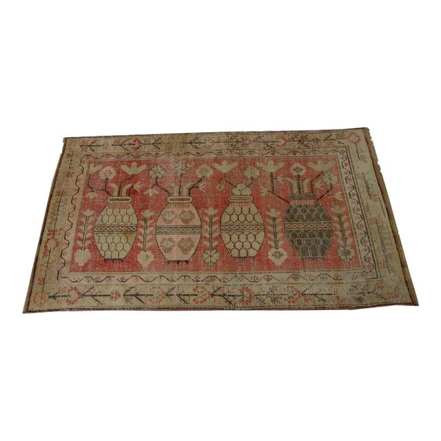 19th Century Oriental Style Tribal Khotan Rug For Sale
