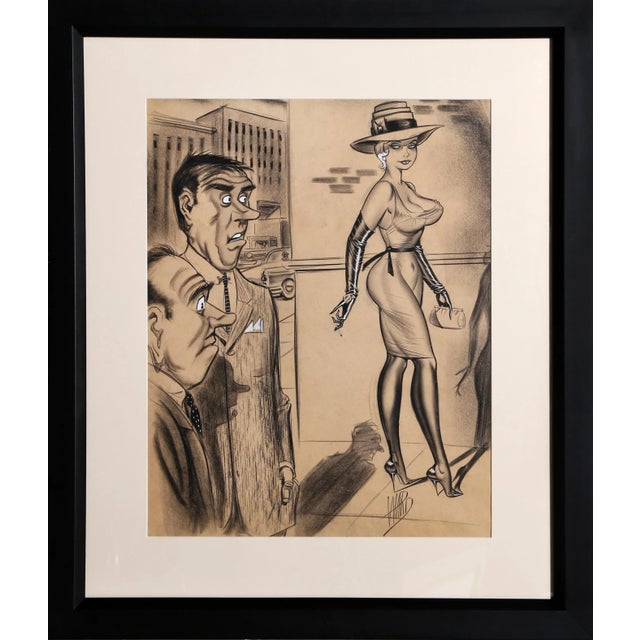Bill Ward Gawkers, Original Illustration by Bill Ward 1981 For Sale