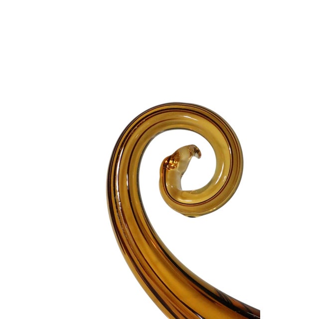 Late 20th Century Postmodern Murano Style Art Glass Sculpture For Sale - Image 9 of 9