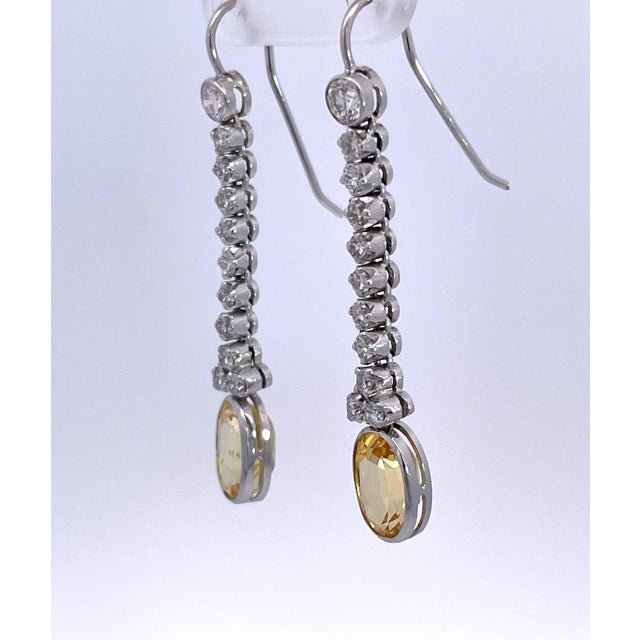 These earrings are special as they are a gorgeous color of Yellow Sapphires. These Sapphire are no heat and no treatment...