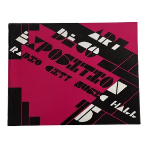 1975 Art Deco Exposition Radio City Book