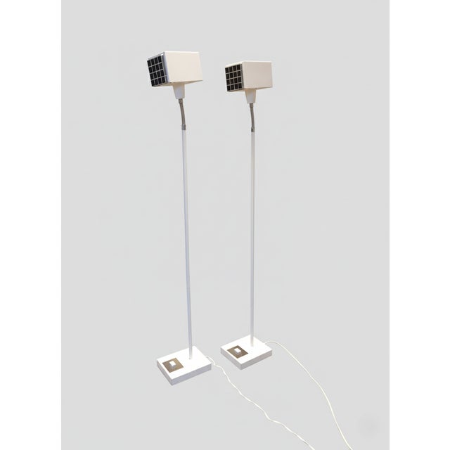 Mid-Century Modern Kuben Floor Lamps by B. Svensson for Elidus, Set of 2 For Sale - Image 3 of 10