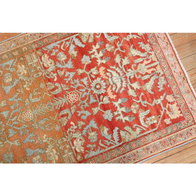 Textile Antique Zabihi Collection Persian Malayer Scatter Rug - 2'3" x 3'9" For Sale - Image 7 of 9