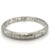 1920s Art Deco Antique Platinum Wedding Band, Stacking Ring, Size 5 For Sale - Image 5 of 10