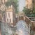 Mid 20th Century Oil on Canvas Painting Venetian Street Scene Framed For Sale - Image 9 of 12