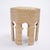 Standout Moroccan style table or stand handcrafted with a metal frame and expertly covered in woven reed in a hexagon form...